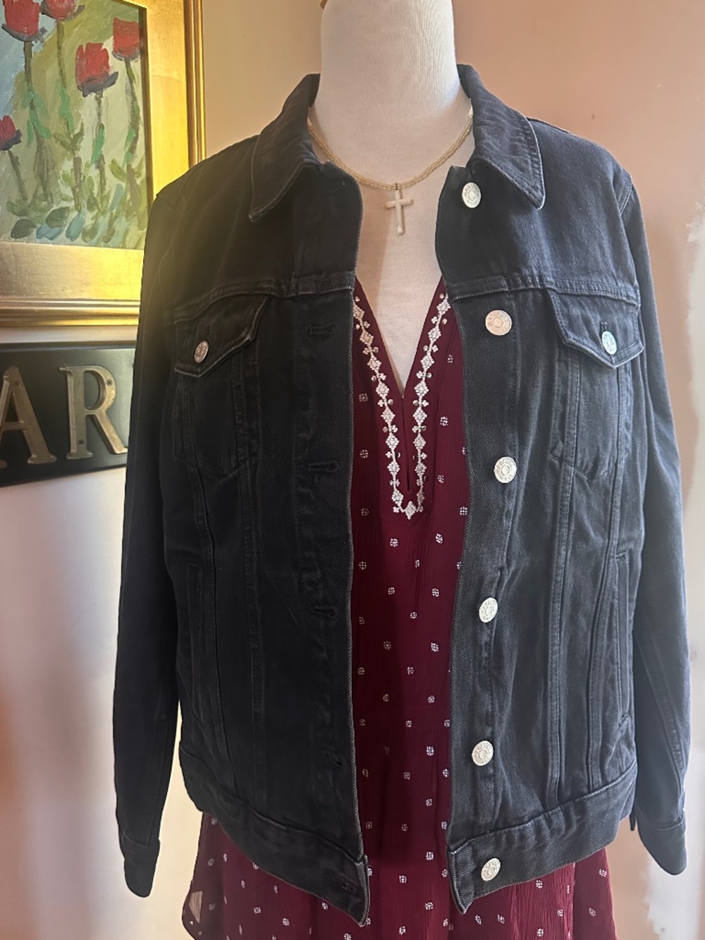 NWOT Madewell Denim Black Jean Jacket